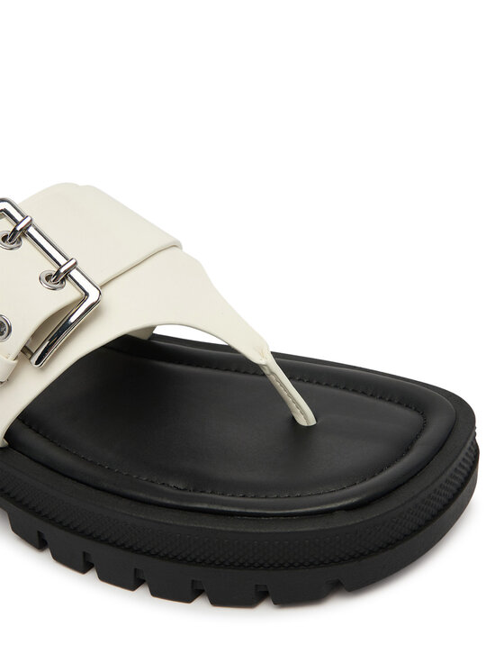 Tommy Jeans Tommy Jeans Джапанки Tjw Buckle Sandal EN0EN02948 Бял