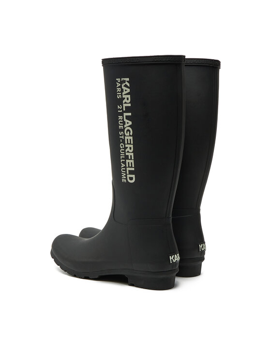 KARL LAGERFELD KARL LAGERFELD Kalosze KL47085 Czarny