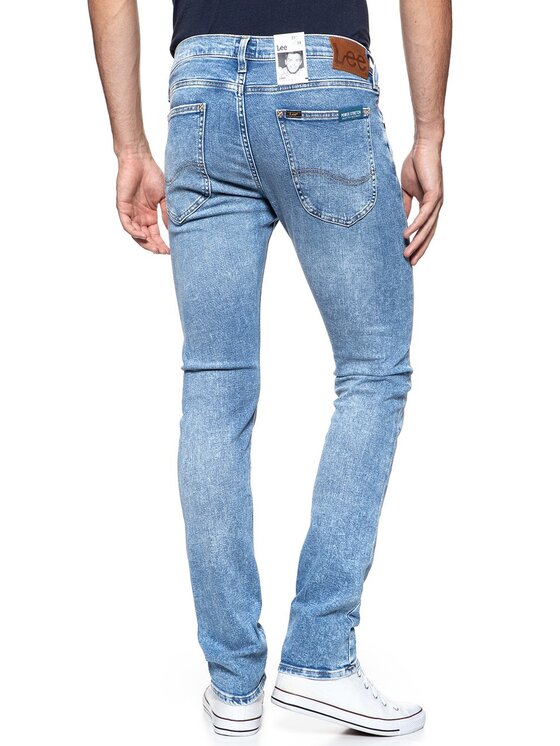 Lee Lee Jeansy LUKE Niebieski Slim Fit