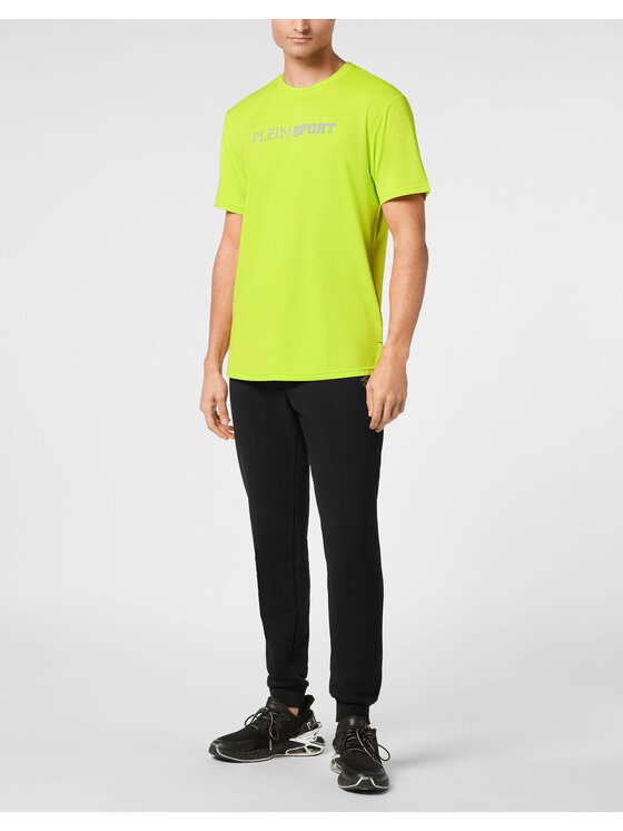 Plein Sport Plein Sport T-Shirt 22969 Żółty Regular Fit