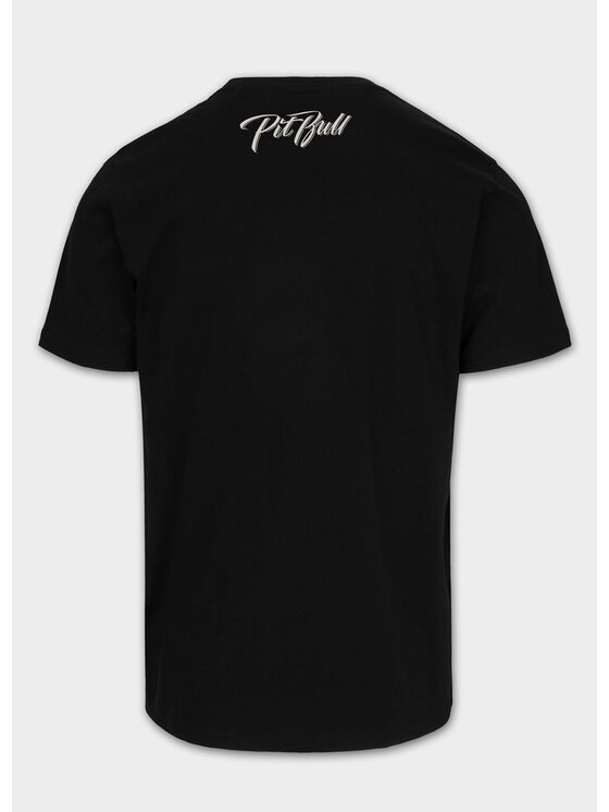 PITBULL PITBULL T-Shirt Koszulka męska EL JEFFE L Czarny Regular Fit