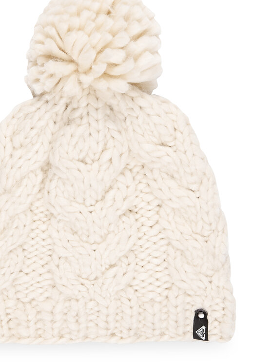 Roxy Roxy Czapka Winter ERJHA04160 Écru