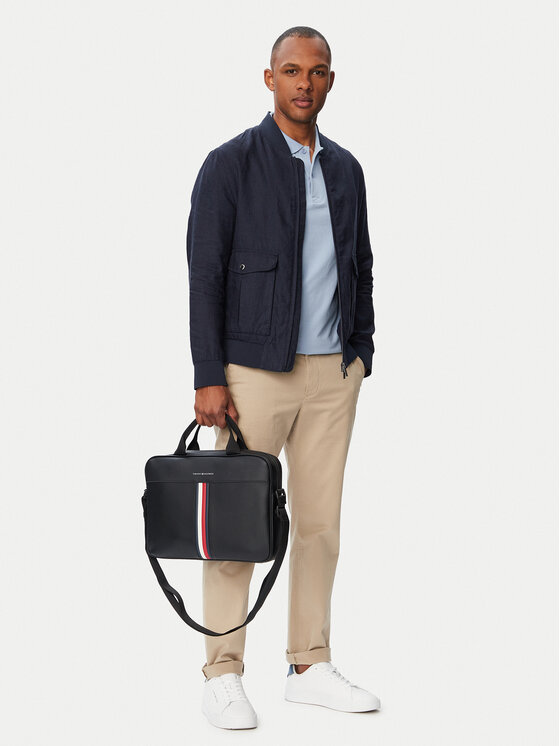 Tommy Hilfiger Geantă pentru laptop Th Metro Computer Bag AM0AM14517 Negru