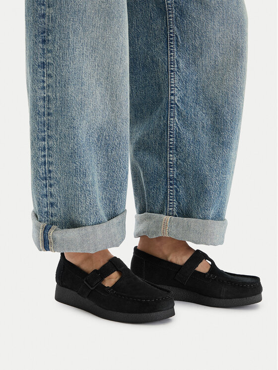 Clarks Clarks Обувки WallabeeEVOBar 26183153 Черен