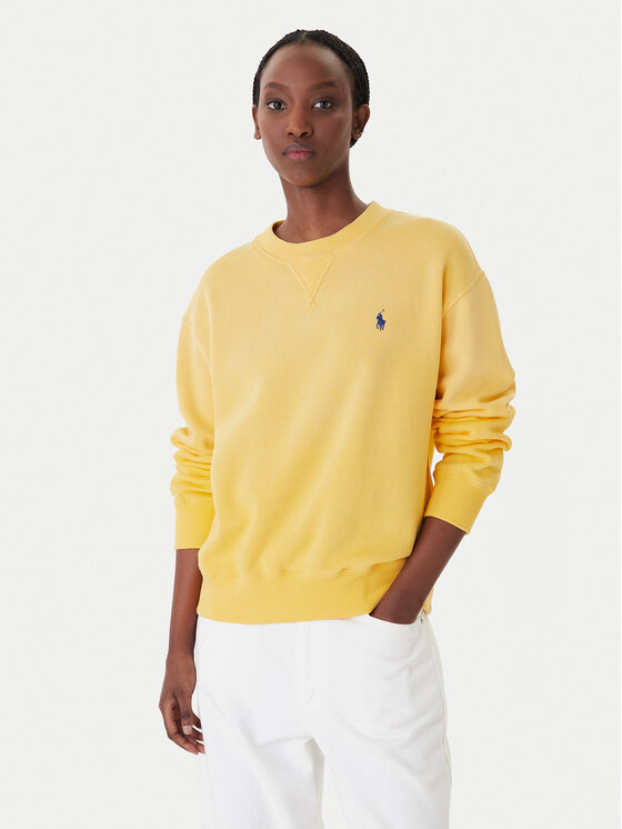 Polo Ralph Lauren Polo Ralph Lauren Mikina 211971697504 Žlutá Relaxed Fit