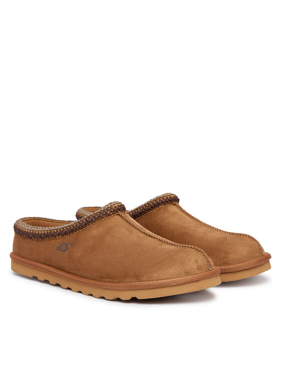 Skechers Skechers Пантофи Renten - Ulrich 205605/TAN Кафяв