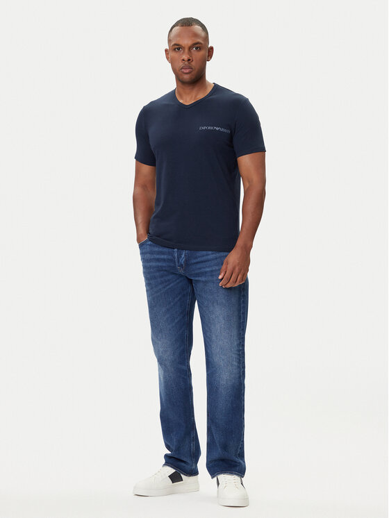 Emporio Armani Underwear Emporio Armani Underwear 2er-Set T-Shirts EM000392 AF10779 MB263 Dunkelblau Regular Fit