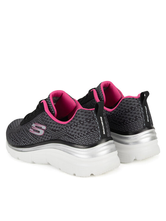 Skechers Skechers Tenisice FASHION FIT - BOLD BOUNDARIES 12719 BKHP Crna