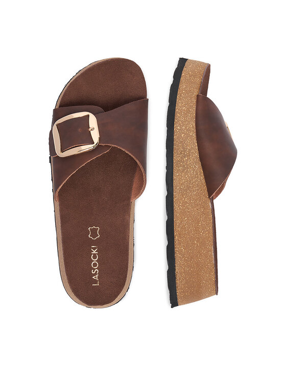 Lasocki Lasocki Παντόφλες CEO-W24Q19601-01 Καφέ