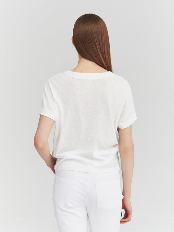 TATUUM TATUUM Bluzka STENA Kremowy Loose Fit