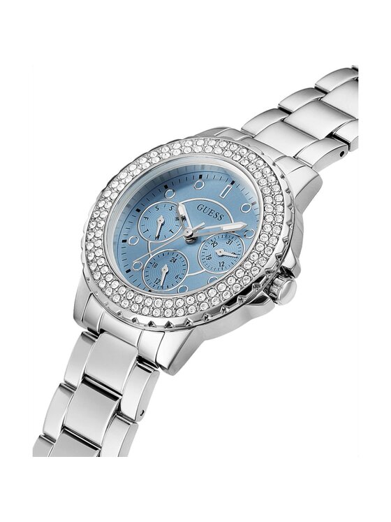 Guess Guess Hodinky GW0410L1 Stříbrná