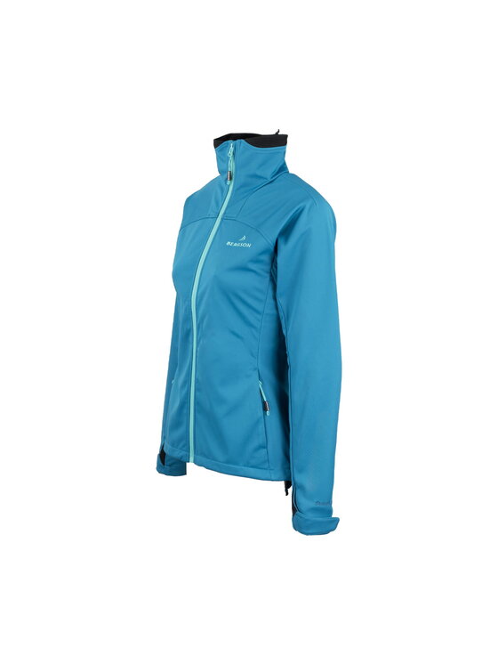 Bergson Bergson Kurtka softshell CONTEXT SS Niebieski Slim Fit