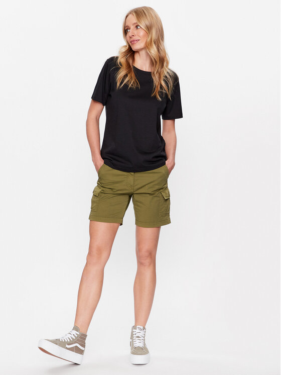 Aeronautica Militare Aeronautica Militare Σορτς υφασμάτινο 231BE186DCT3119 Πράσινο Regular Fit