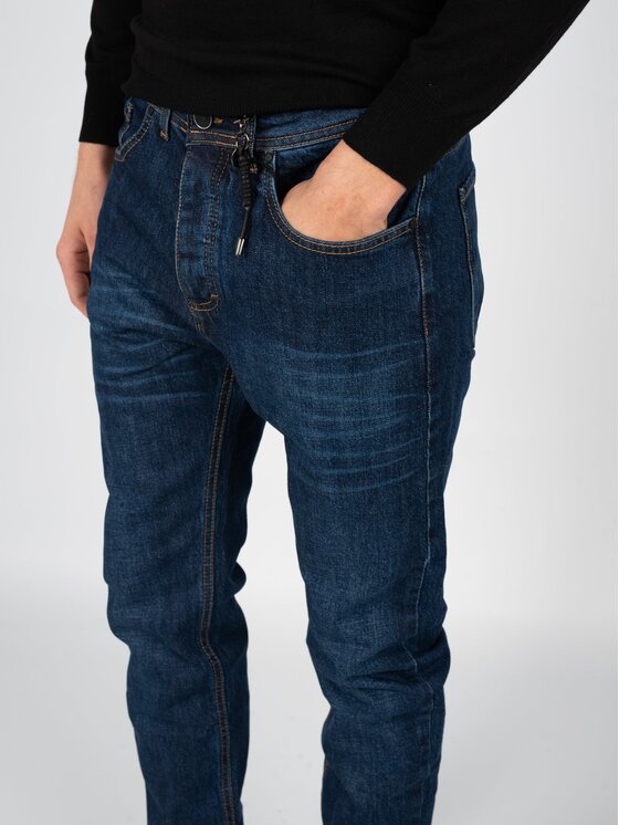 Xagon Xagon Jeansy A23032UMR200 Granatowy Slim Fit