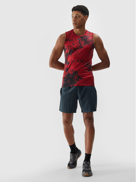 4F 4F Športové kraťasy 4FWSS24TFSHM574-22S Čierna Regular Fit
