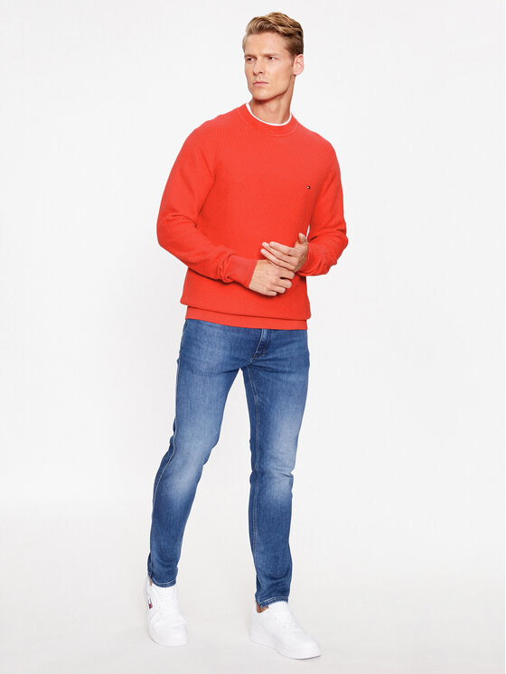 Tommy Hilfiger Tommy Hilfiger Kampsun MW0MW33131 Punane Regular Fit