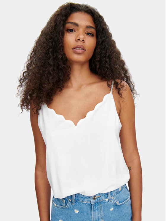 ONLY ONLY Top Debbie 15176550 Bijela Regular Fit