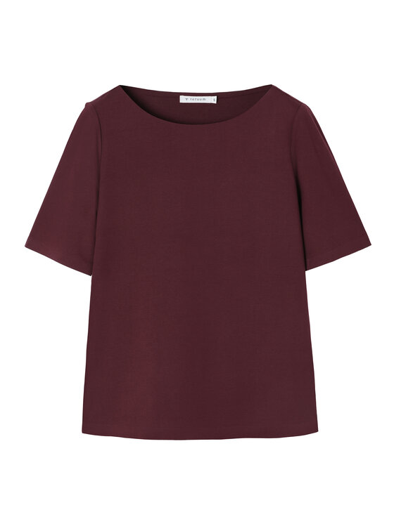 TATUUM TATUUM Bluzka MIKAJO 1 Bordowy Classic Fit