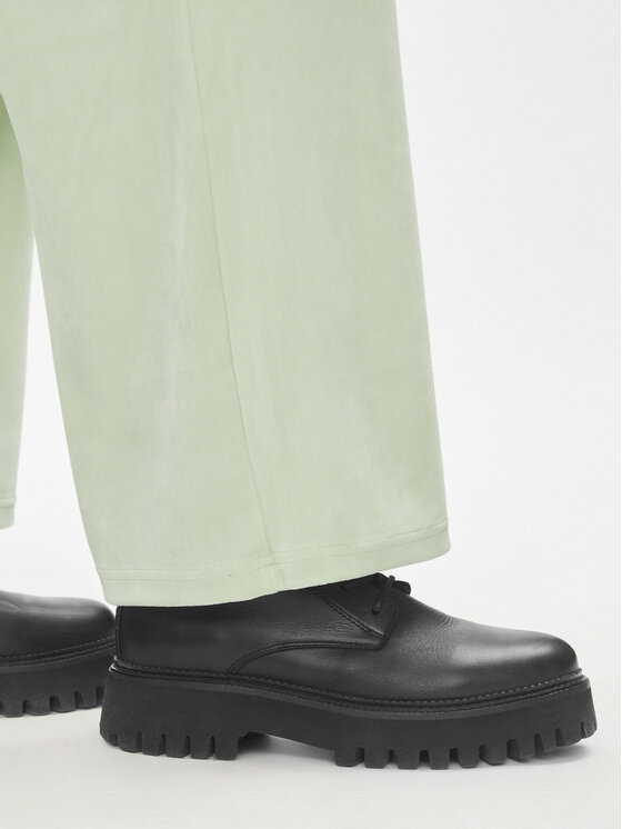 ONLY ONLY Pletene hlače Rebel 15311822 Zelena Straight Fit