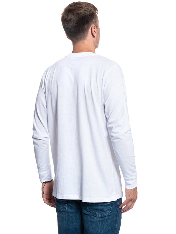 Lee Lee T-shirt LS STRIPE Bianco Regular Fit