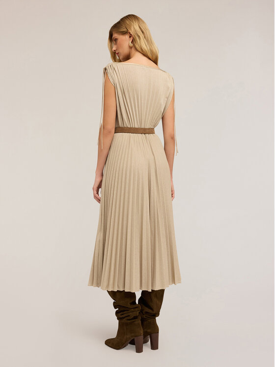 Motivi Motivi Vestito 7233Q003351N0R2 Écru A-Line Fit