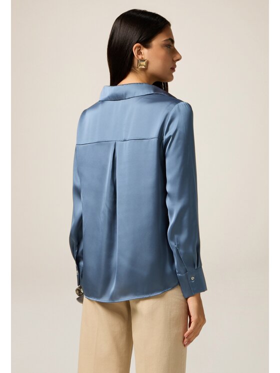 Oltre Oltre Camicia 5374R403016N004 Turchese Regular Fit