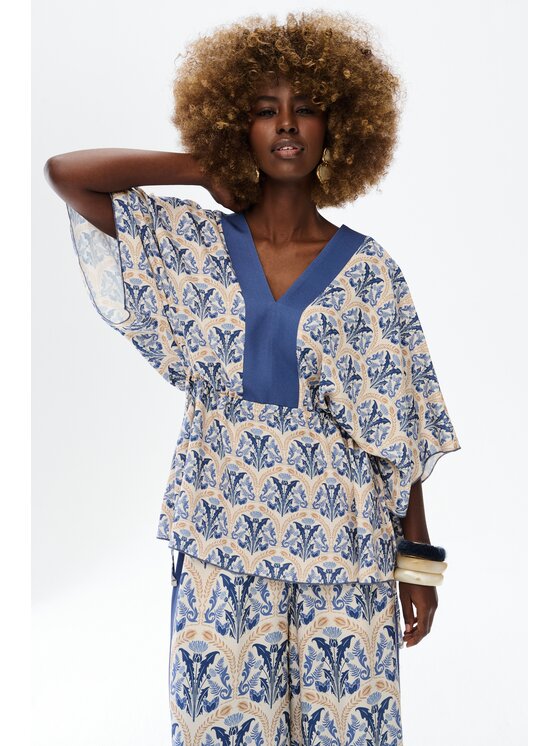 blue shadow blue shadow Tunika Ikari Niebieski Regular Fit
