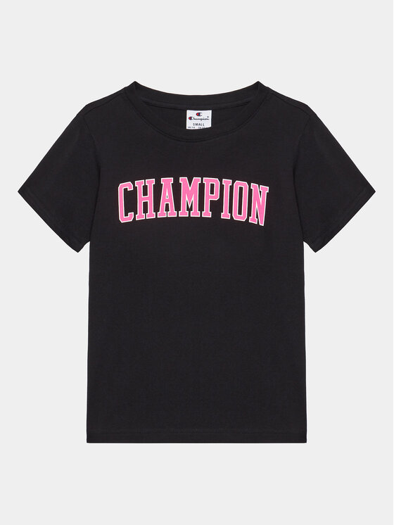 Champion Champion T-shirt 404658 Crna Regular Fit