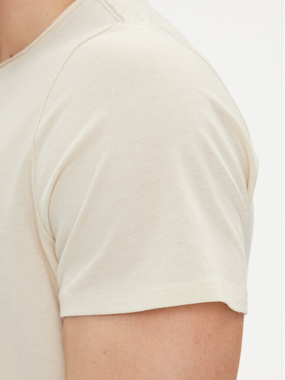 Tommy Jeans Tommy Jeans Majica Jaspe DM0DM09586 Bež Slim Fit