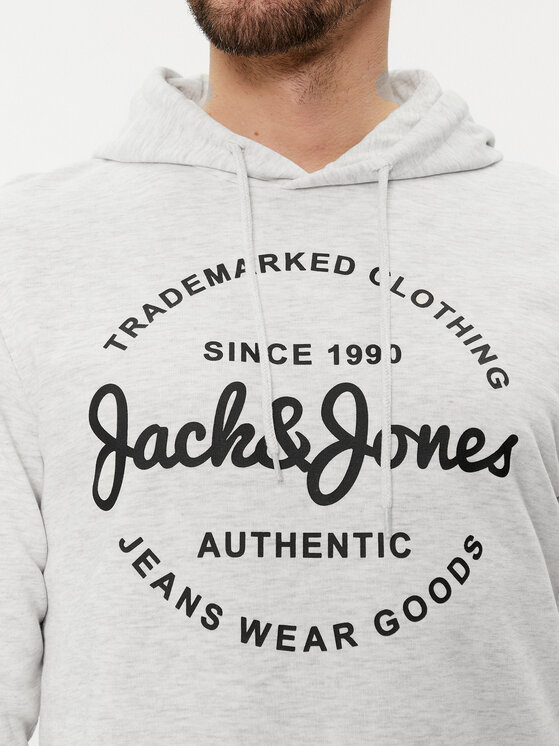 Jack&Jones Jack&Jones Majica dugih rukava Forest 12249237 Siva Standard Fit
