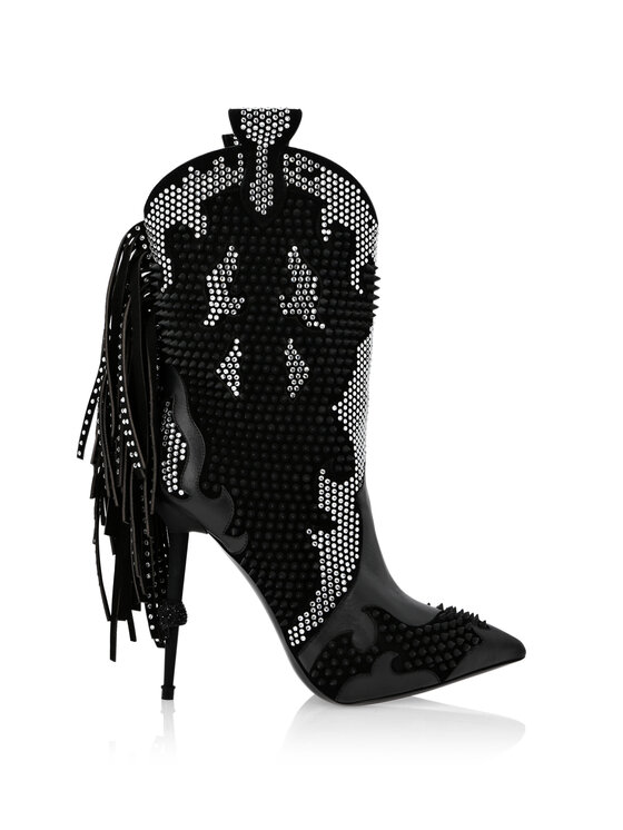 PHILIPP PLEIN PHILIPP PLEIN Kozaki 21989 Czarny