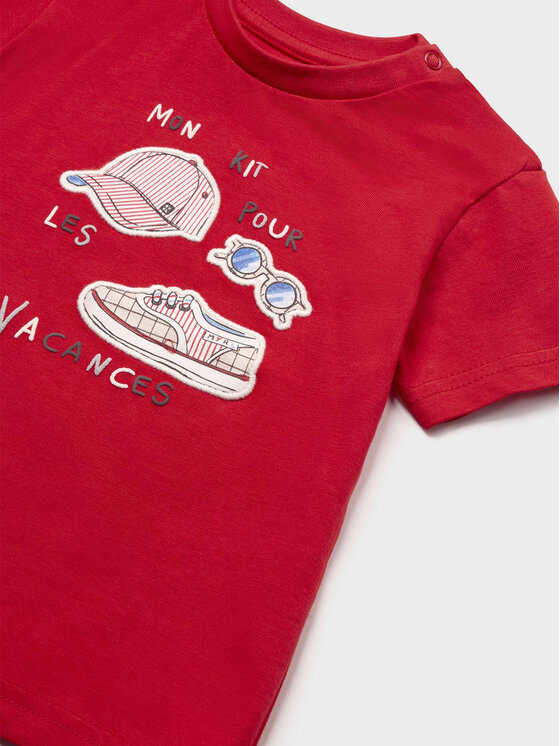 Mayoral Mayoral T-Shirt 1025 Czerwony Regular Fit