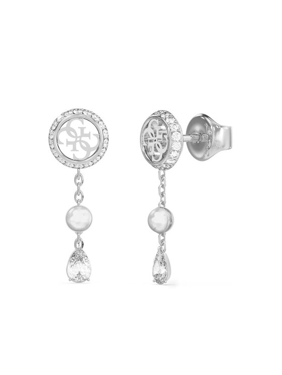 Guess Guess Kolczyki JUBE05521JW Srebrny