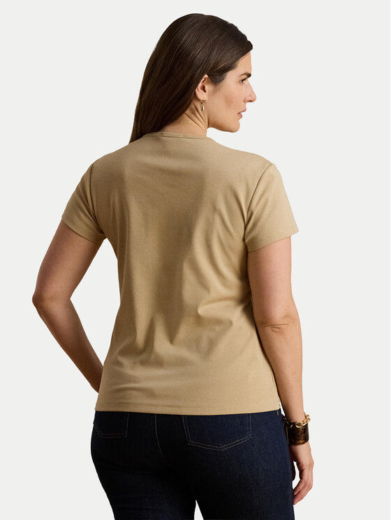 LAUREN RALPH LAUREN LAUREN RALPH LAUREN Тишърт Alli 200807563053 Бежов Regular Fit