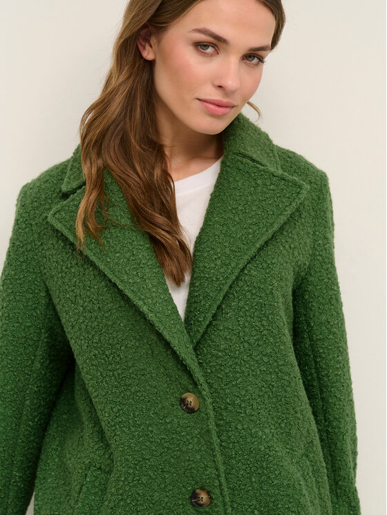 Kaffe Kaffe Демісезонний плащ Anne 10506924 Зелений Regular Fit