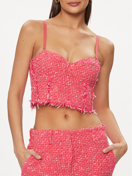 Patrizia Pepe Patrizia Pepe Top 8C0678/A376-F592 Różowy Regular Fit