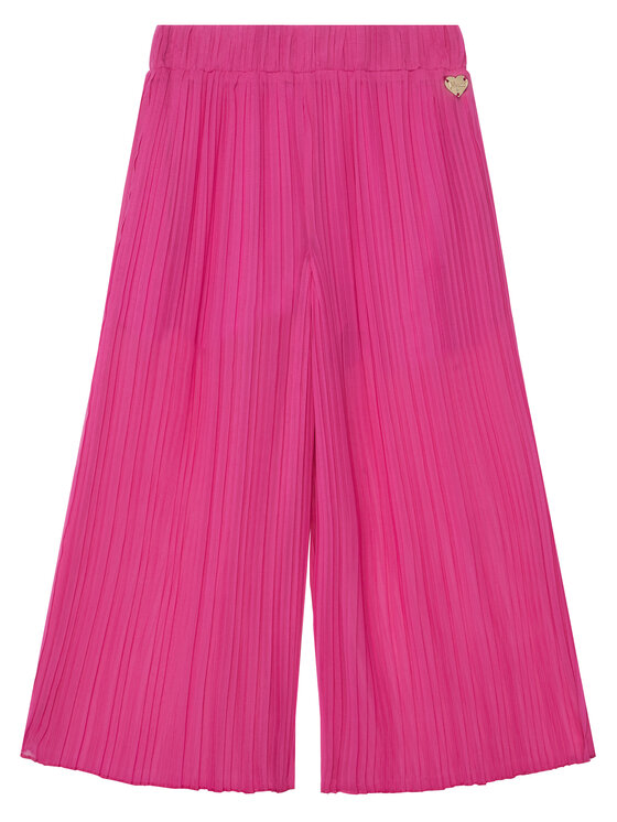 Guess Guess Pantaloni din material J5GB02 WA2T0 Roz Regular Fit