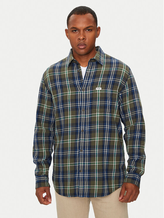 Wrangler Wrangler Košulja 112357239 Zelena Regular Fit