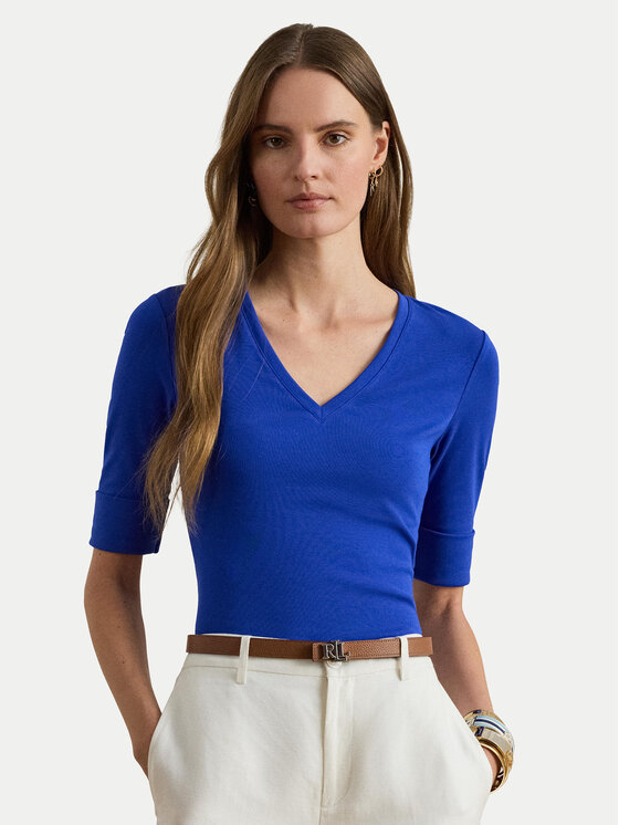 LAUREN RALPH LAUREN Bluză 200815843012 Albastru Slim Fit