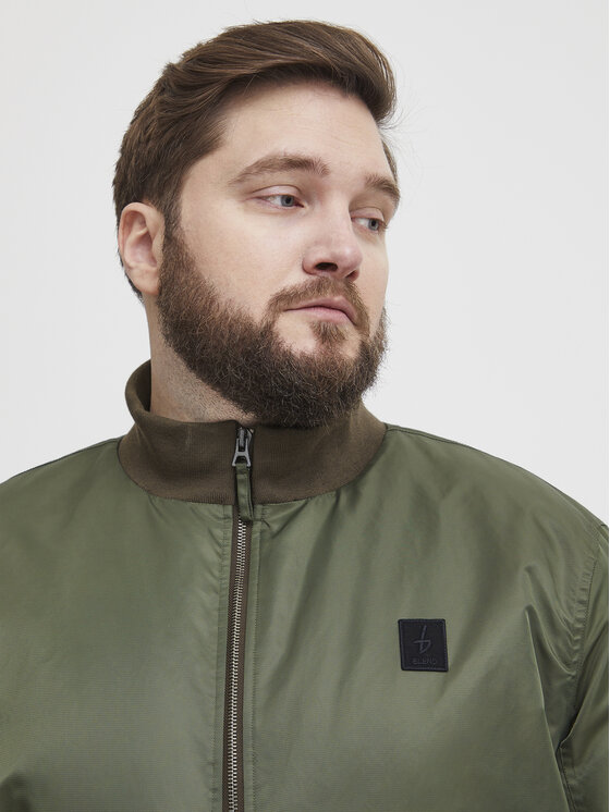Blend Blend Bomber striukė 20715952 Žalia Regular Fit
