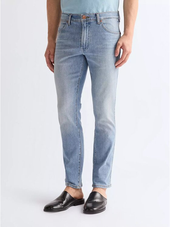 Wrangler Wrangler Jeansy LARSTON Niebieski Slim Fit