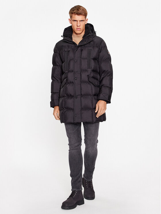 BOSS BOSS Зимно яке Olomi 50498233 Черен Regular Fit
