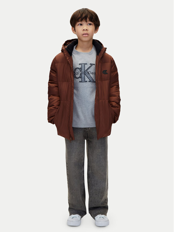 Calvin Klein Calvin Klein Μπουφάν χειμωνιάτικο LVCKTJM16B Καφέ Regular Fit