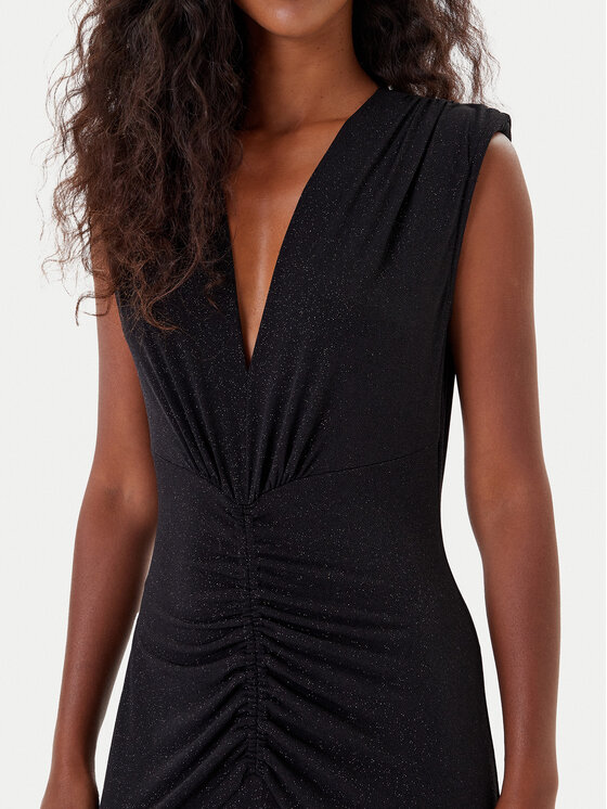 Rinascimento Rinascimento Koktel haljina CFC0126181003 Crna Slim Fit