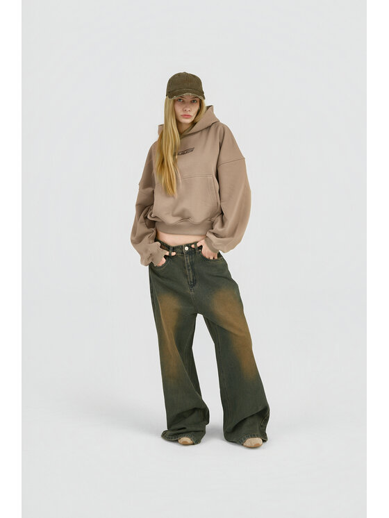 2005 2005 Bluza Core Beżowy Oversize