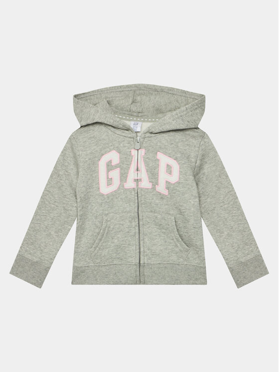 Gap Gap Majica dugih rukava 259444-02 Siva Regular Fit