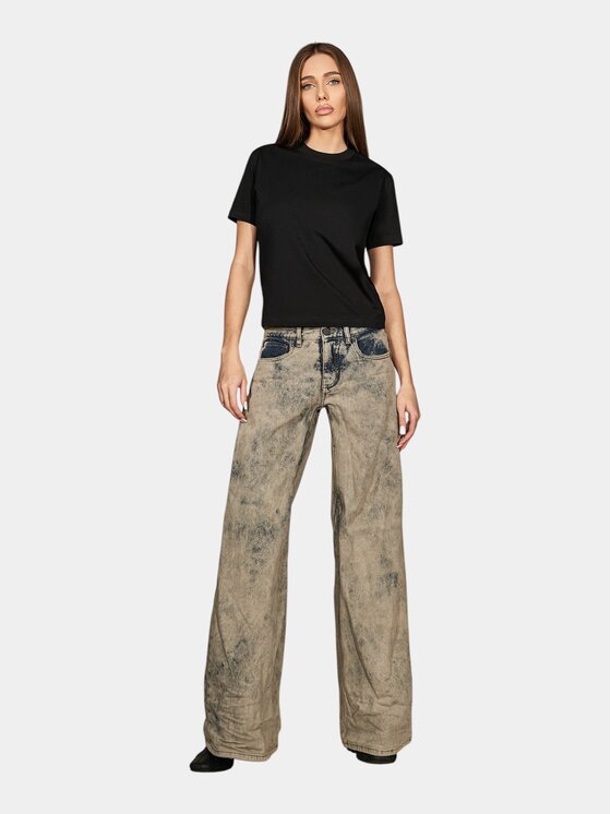 MADE BY SOCIETY MADE BY SOCIETY Spodnie materiałowe TITAN-WASH - P27234 Niebieski Basic Fit