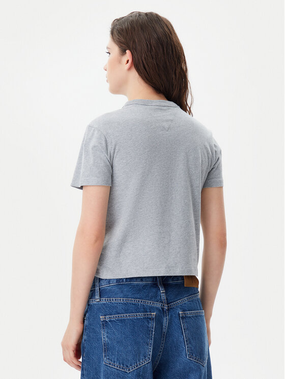 Tommy Jeans Tommy Jeans T-Shirt Varsity DW0DW20317 Šedá Regular Fit