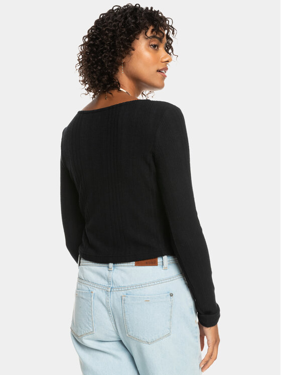 Roxy Roxy Kardiganas Mystical Sky Kttp ERJKT04046 Pilka Slim Fit