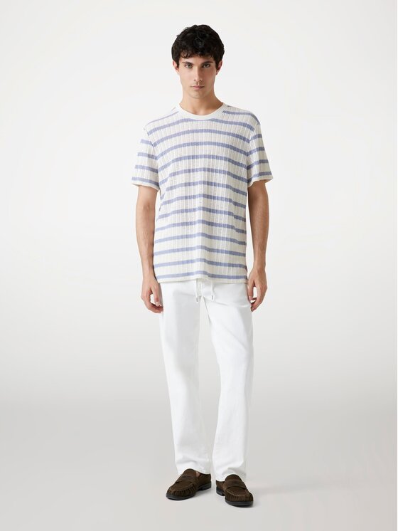 Guess Guess T-Shirt 176369 Niebieski Classic Fit